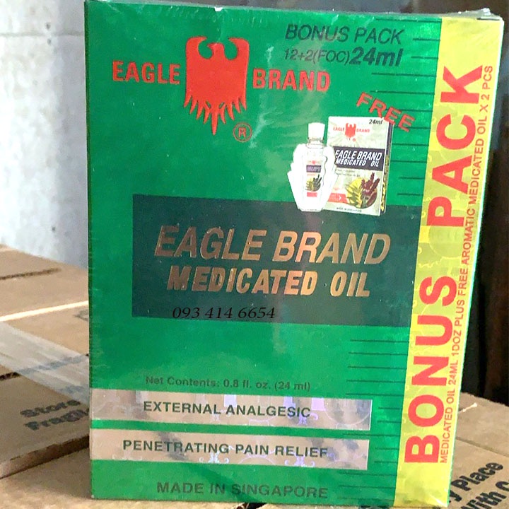 [HÀNG MỸ] DẦU GIÓ XANH CHÍNH HÃNG - EAGLE BRAND 24ML, HÀNG NHẬP MỸ 100% CAM KẾT CHẤT LƯỢNG TUYỆT ĐỐI