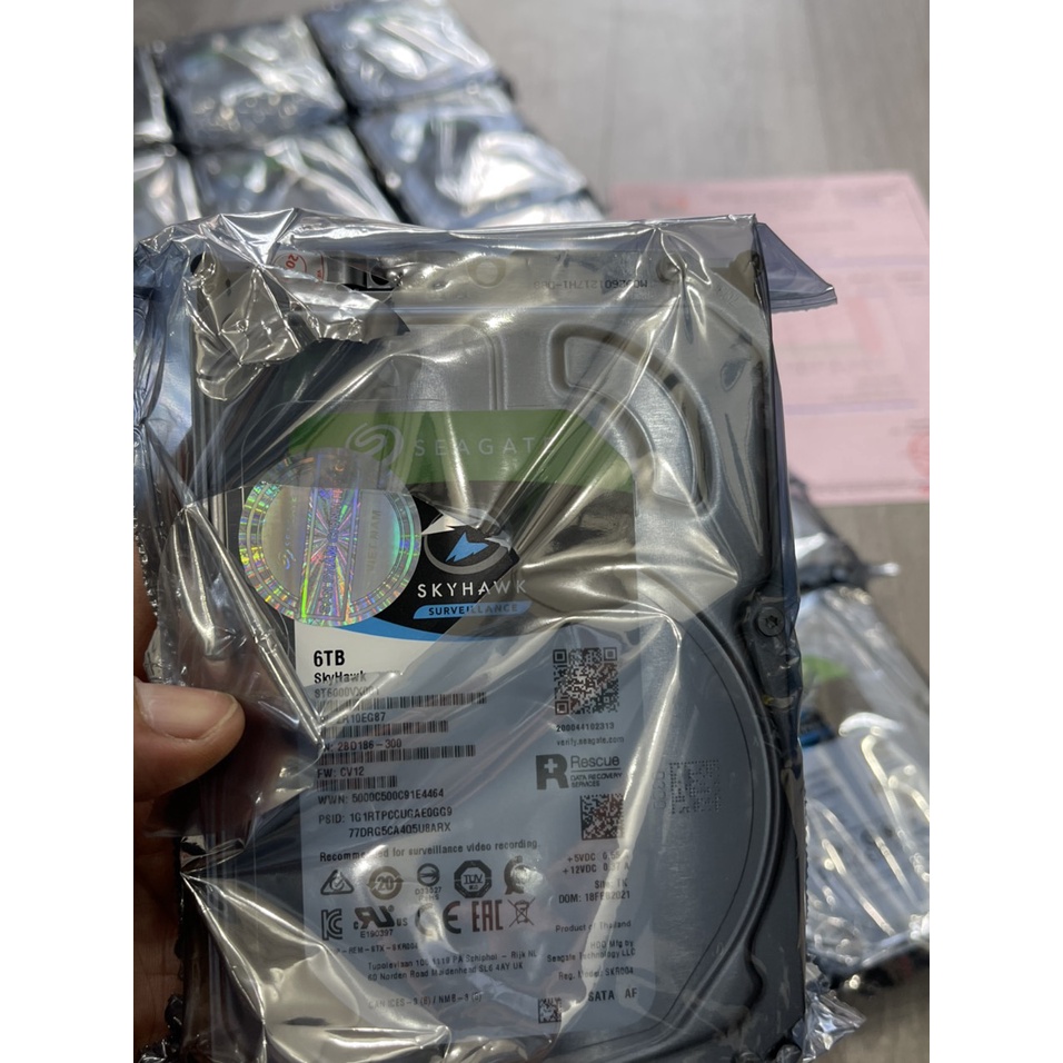 Ổ Cứng Seagate 6TB Skyhawk Chính Hãng
