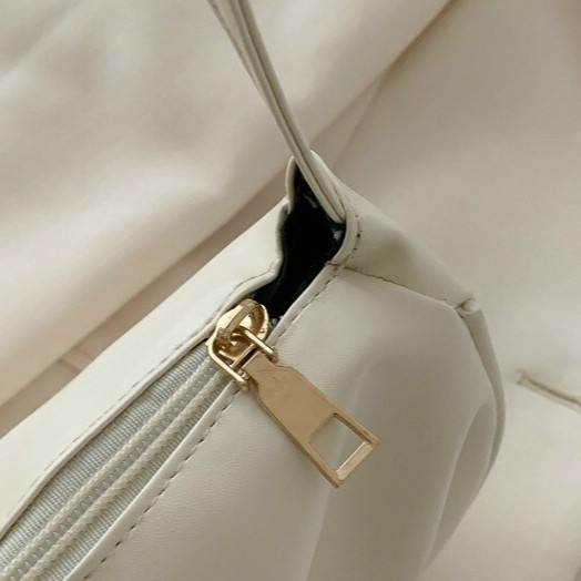 Túi da đeo chéo màu trơn/ Ví ngắn thời trang cho nữ