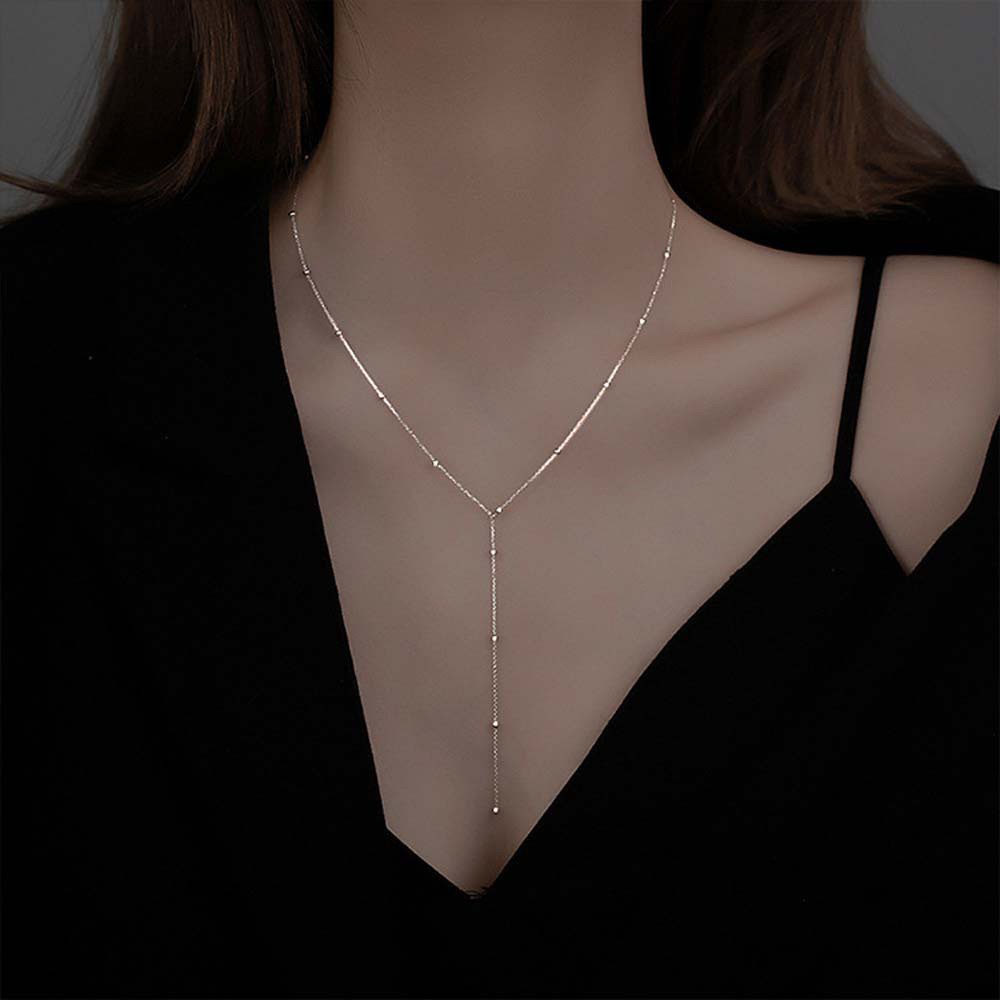 Vòng cổ dáng dài sang trọng thanh lịch thời trang cho nữ