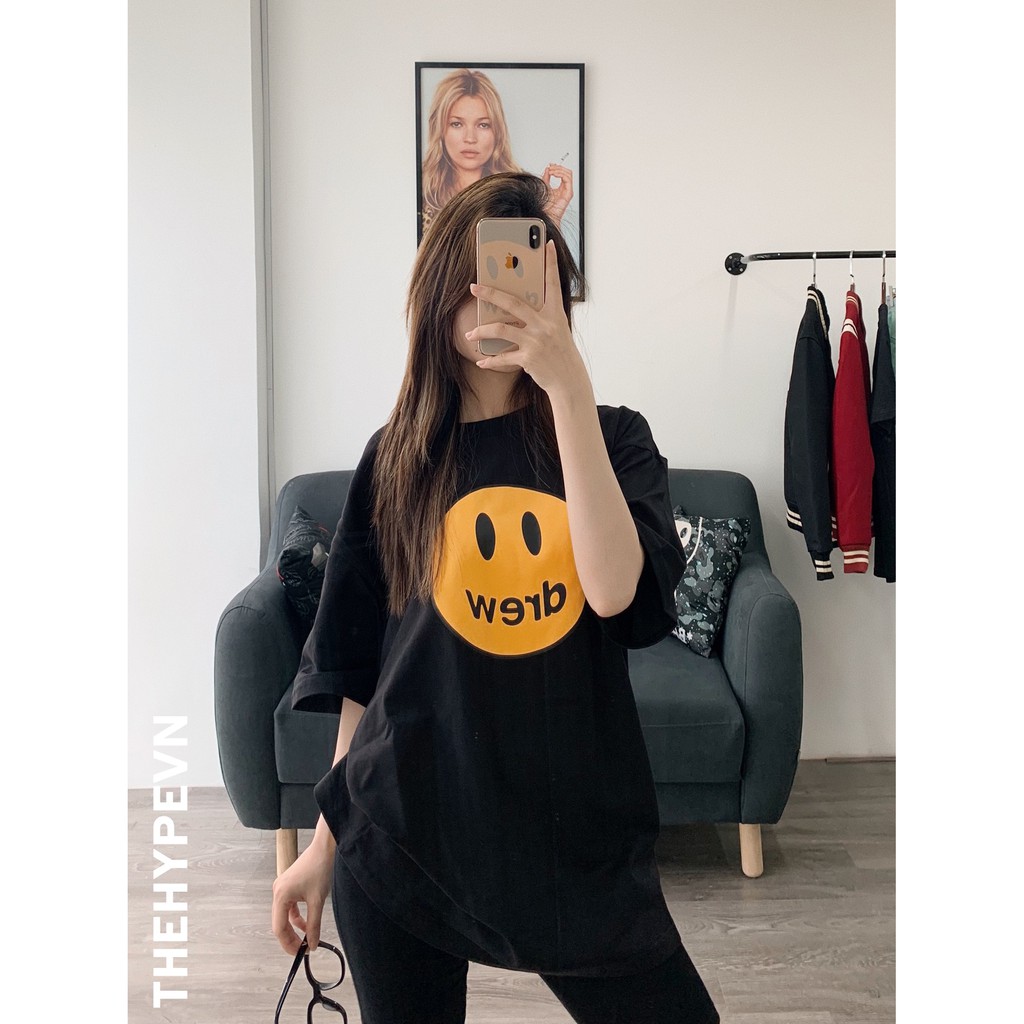 DREW TEE - Áo Drew House Mascot (Black) [Mirror Quality]