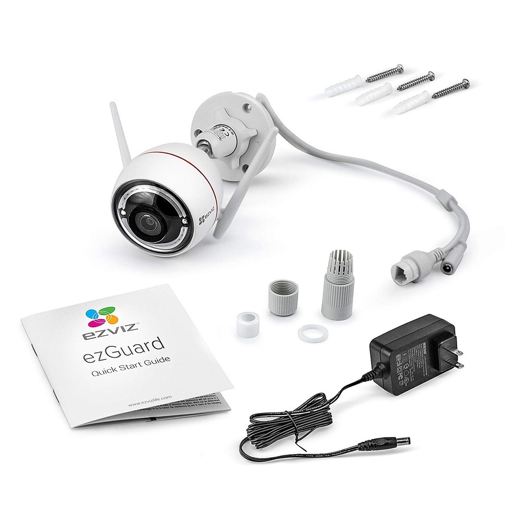 Camera WiFi ngoài trời, ghi hình màu ban đêm EZVIZ C3W CS-CV310 1080P 2.0MP - Hàng Chính Hãng