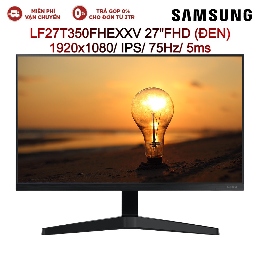 Màn Hình LCD SAMSUNG LF27T350FHEXXV 27"FHD ĐEN 1920x1080/IPS/75Hz/5ms