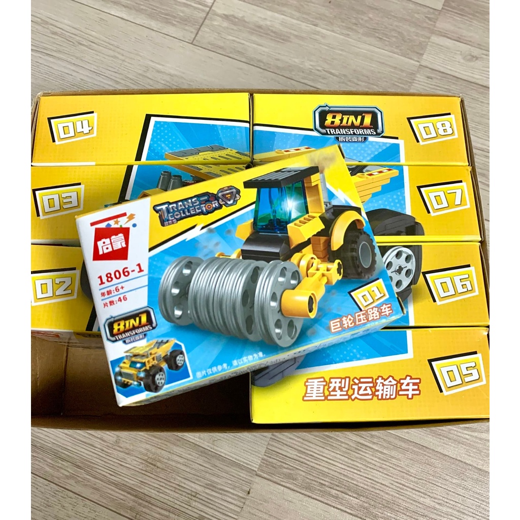 Bộ lắp ráp mô hình các loại xe công trình