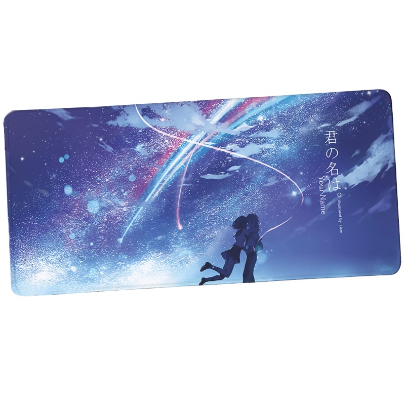 Tấm Lót Chuột Và Bàn Phím Máy Tính Hai Chiều In Hình anime your name makoto shinkai hana taki miye mitsuba