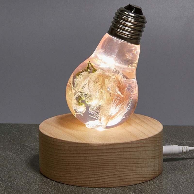 Chân đế đèn LED cho quả cầu pha lê nhiều màu sắc tuỳ chọn