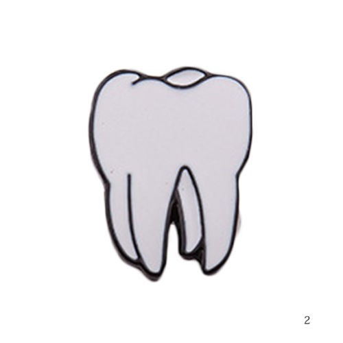 5/10 Ghim cài áo hợp kim hình bộ phận cơ thể người cá tính