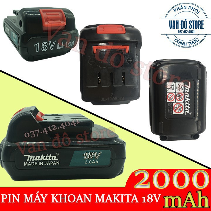 - Pin máy khoan dùng pin Makita- 18V ,  21V