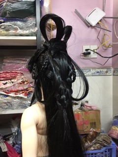 Tóc cổ trang búp bê BJD