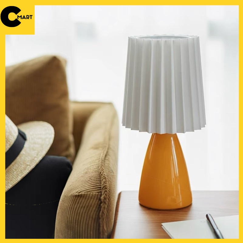 Đèn Ngủ Để Bàn Xếp Ly Decor Phong Cách Bắc Âu Dáng Mới [CMART GIA DỤNG TIỆN ÍCH]