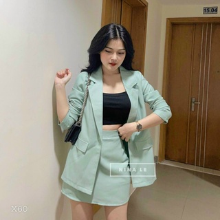 SET VEST CHÂN VÁY A kèm.ảnh chụp thật