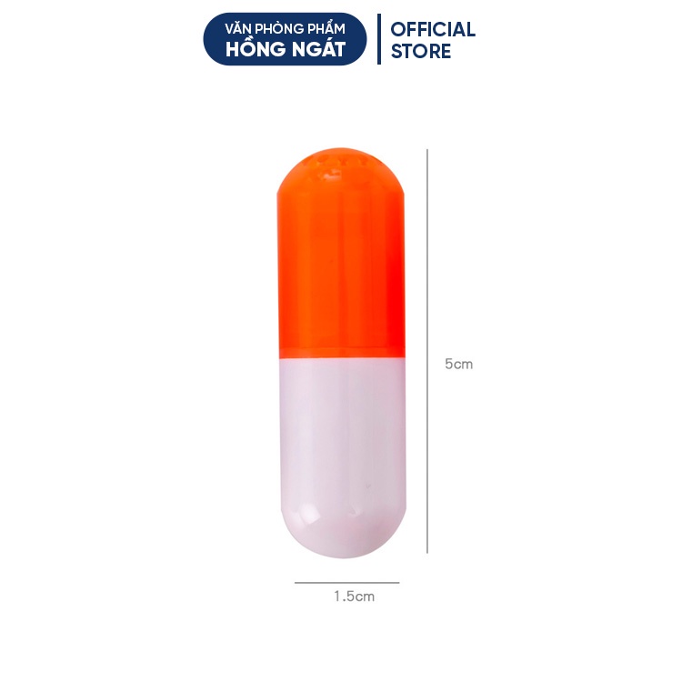 Bút dạ quang hình vitamin nhiều màu, bút highlight đánh dấu nhớ dòng morandi trang trí sổ bullet journal B43