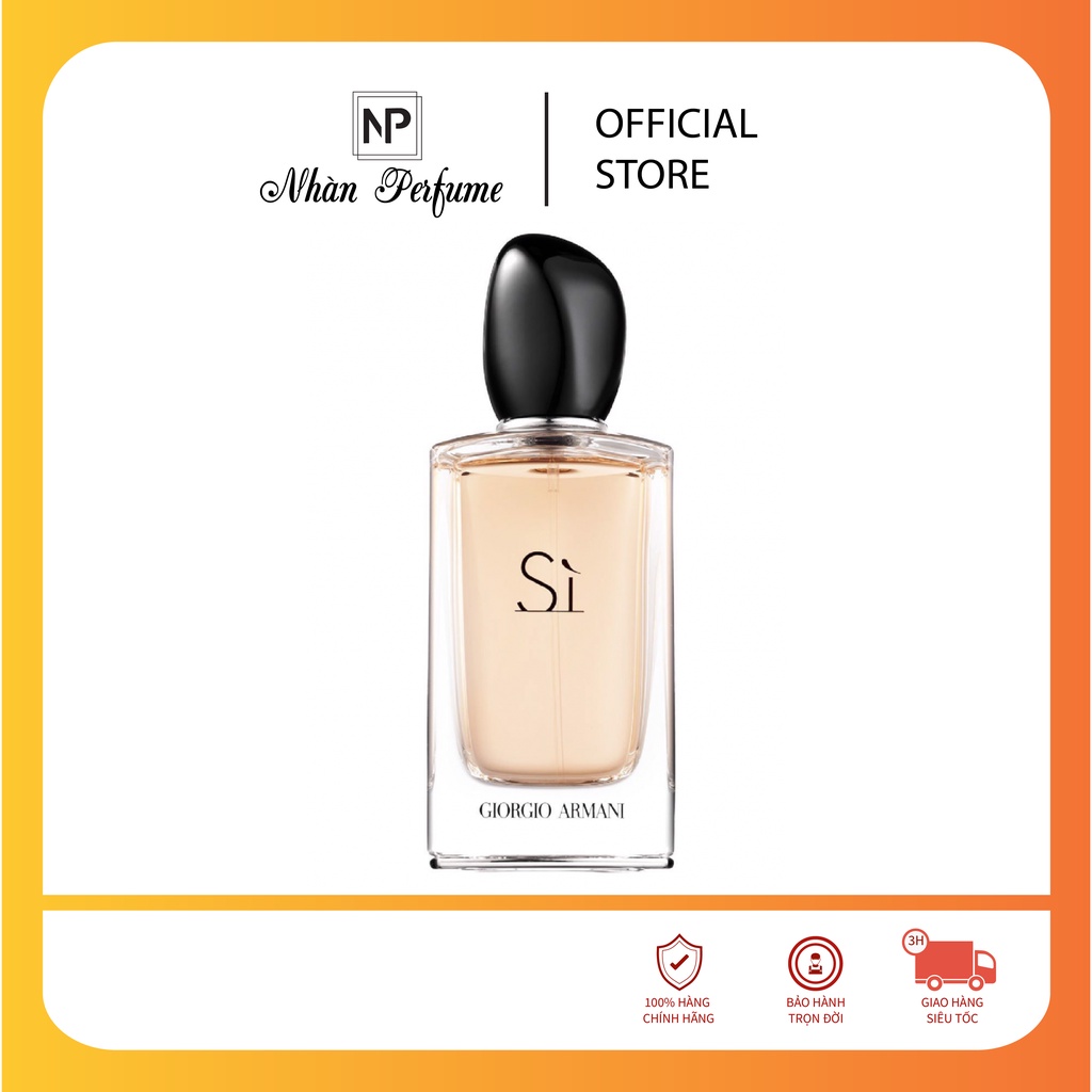 Nước hoa nữ Giorgio Armani Sì Eau De Parfum - EDP 100ml chính hãng chuẩn Pháp có sẵn