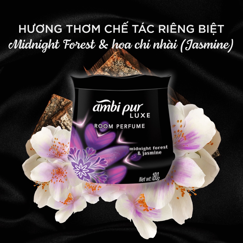 Gel Sáp Thơm Phòng Khử Mùi AMBIPUR (AMBIPUR LUXE, DOWNY) 180g mới