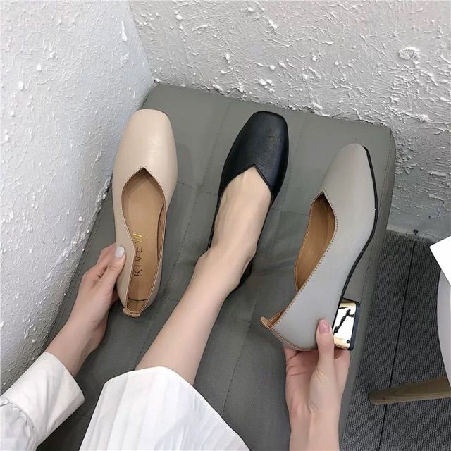 (ORDER) Giày cao gót da mềm BIG SIZE 34-42 - Ảnh thật