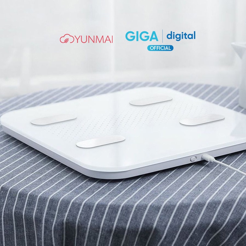 Cân Điện Tử Thông Minh Xiaomi Yunmai S M1805 Color 2 - Giúp Đo Khối Lượng, Các Tích Tụ Mỡ, BMI, Khối Lượng Cơ Bắp