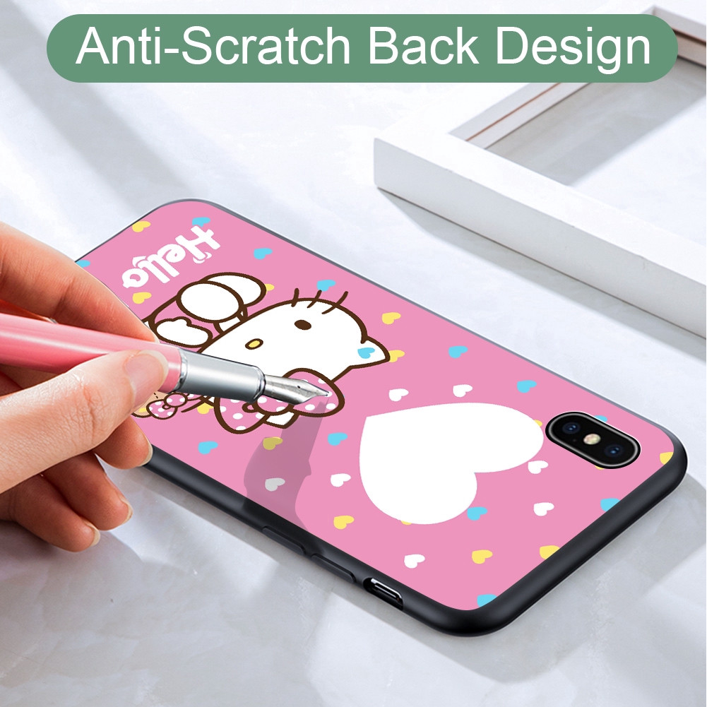 Xiaomi Redmi Note 5 7 6 3 4 4X 5A Pro Prime xioami redme not For Soft Case Silicone Casing TPU Cute Cartoon Hello Kitty KT Cat Sugar Girl Lovely Phone Full Cover simple Macaron matte