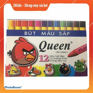 Bút sáp màu Queen 12/18 màu tươi đẹp