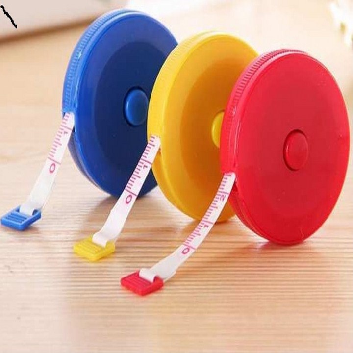 Thước dây đo eo 1,5m rút tự động nhiều màu bền đẹp 2256 SHIPNHANH88