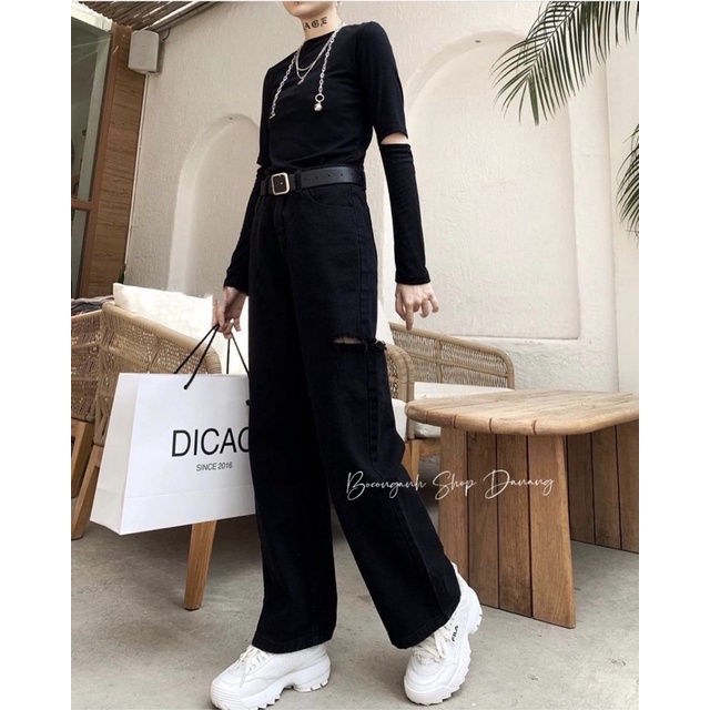 Quần Jean Ống Rộng #1207 1681399 Hàng Vnxk