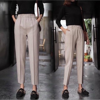 [Hot] Quần baggy dạ gân
