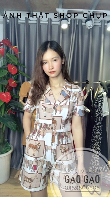ẢNH THẬT ❤️Jumsuit khoá mở cho con ti