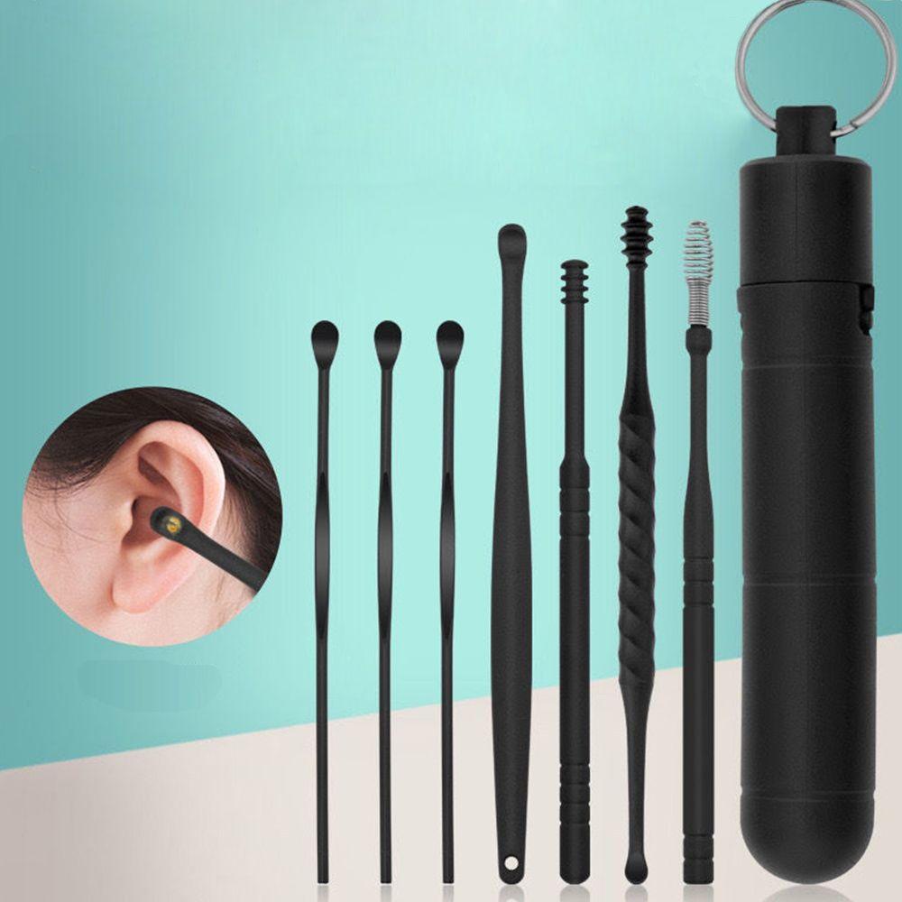 Bộ 7 Dụng Cụ Lấy Ráy Tai Chuyên Nghiệp Bằng Thép Không Gỉ