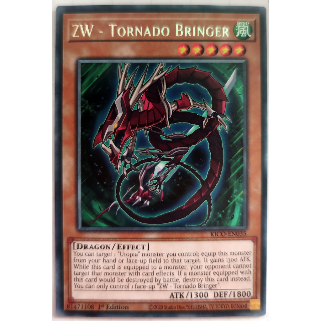 [Thẻ Yugioh] ZW - Tornado Bringer |EN| Rare (ZEXAL)