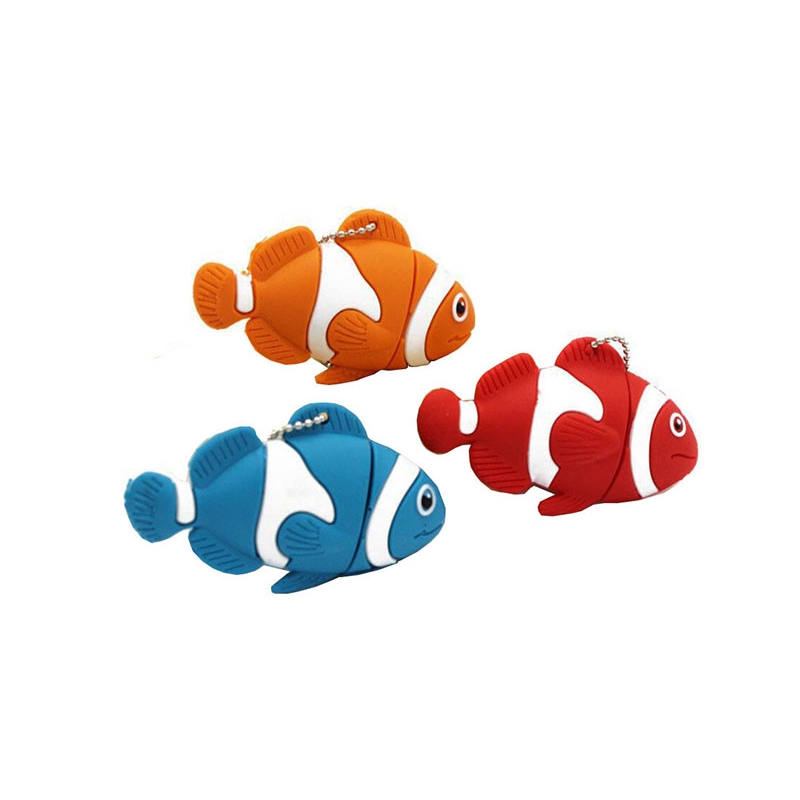 Usb 4g / 8g / 16g / 32g / 64g / 128g Hình Cá Hoạt Hình Xinh Xắn