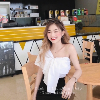 Áo lệch vai nữ .chất vải kate nhật mềm đẹp ( 36-48 ký vừa nhé