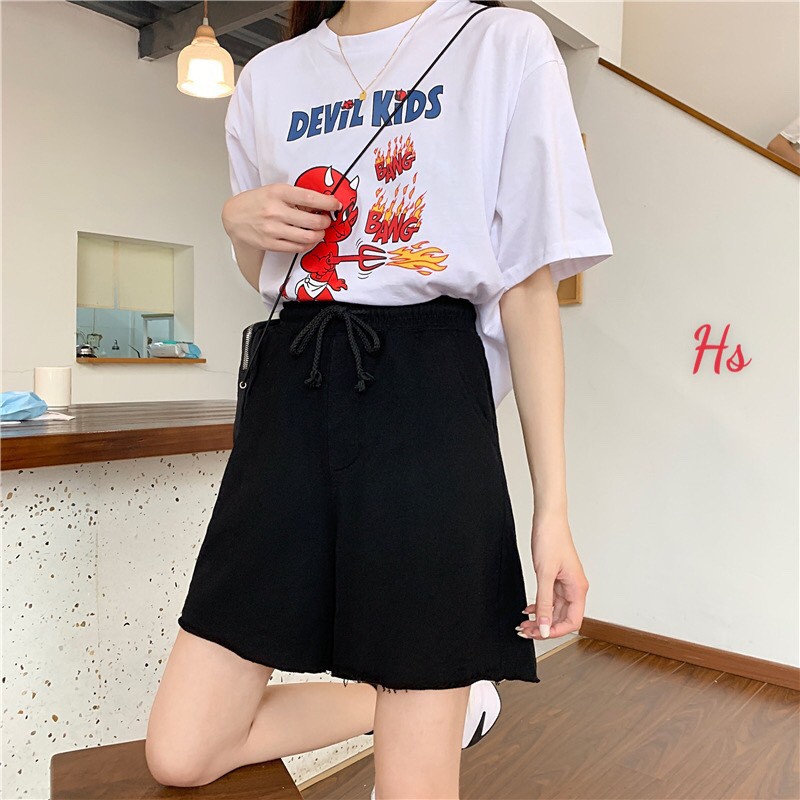 Quần Đùi In Chữ Sau Mông Mã 443