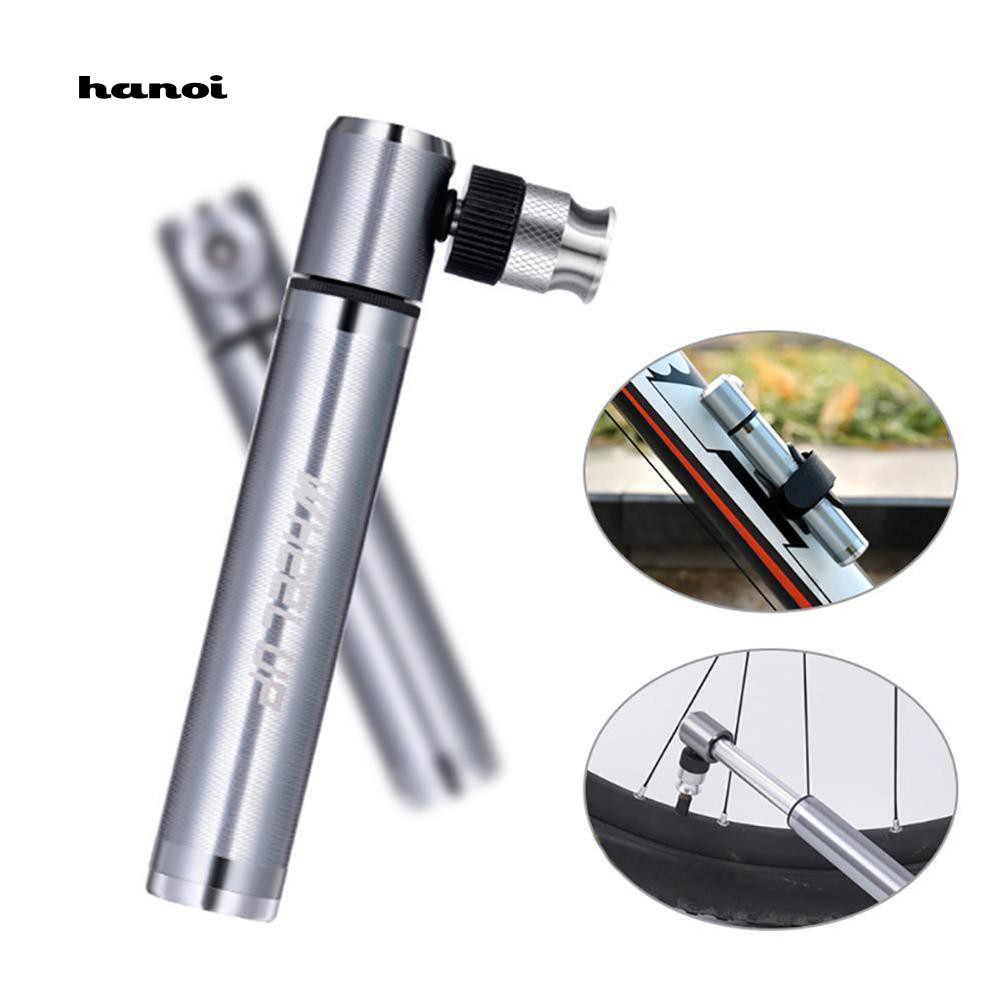 Máy bơm khí mini 160psi bằng hợp kim nhôm dùng bơm bánh xe đạp