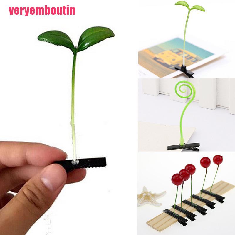 Kẹp tóc hình mầm cây xinh xắn cho các bé