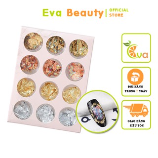 Giấy nhún vàng bạc trang trí nail xinh