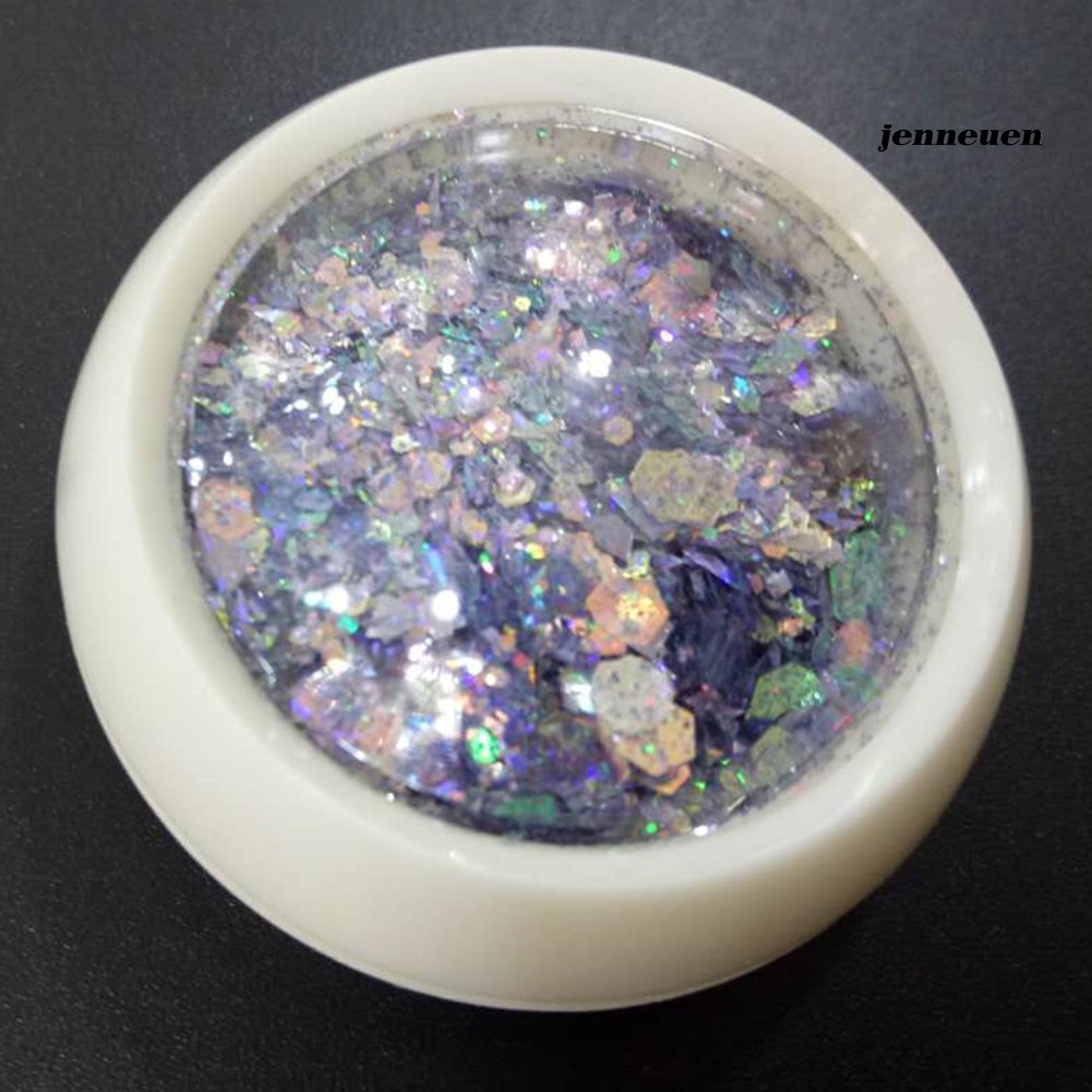 Hộp phấn kim tuyến trang trí móng tay nghệ thuật lấp lánh thời trang