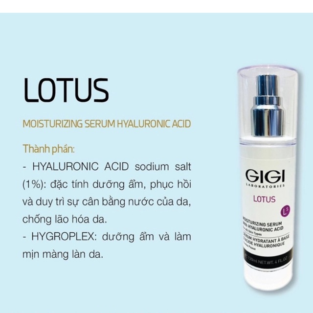 Các Dòng Serum Dưỡng Da GiGi Laboratories