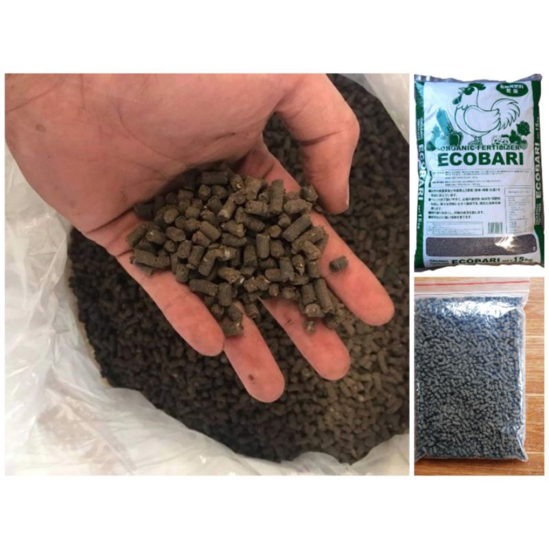 500gr Phân gà Nhật bản hữu cơ viên nén đã qua xử lý, an toàn - 100% nguyên liệu phân gà nguyên chất + Npk 3,5-2-2