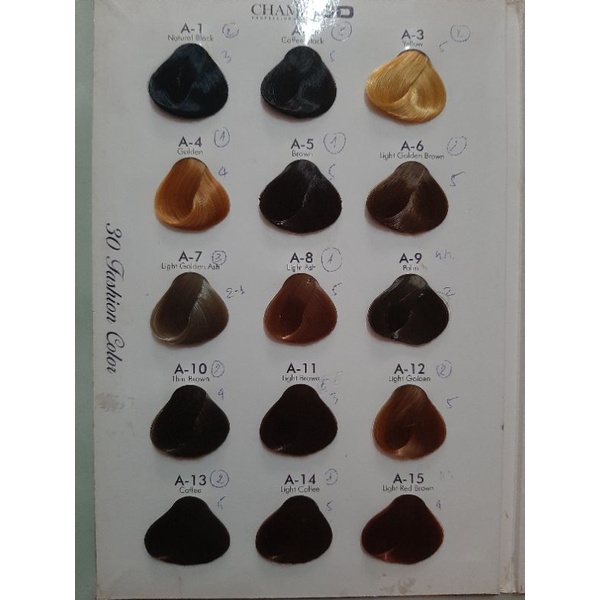 Kem Nhuộm Tóc Chamis 3D Olive Đủ Màu