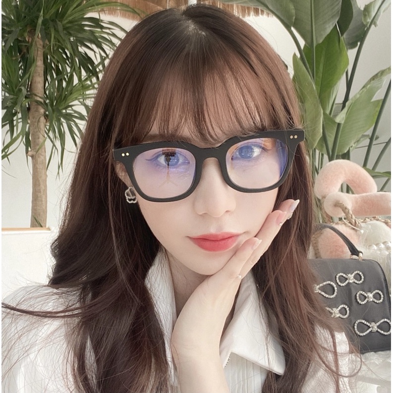 Gọng Kính Cận Thời Trang Nam Nữ Nhựa Dẻo Bản Full Dáng Vuông Hàn Quốc