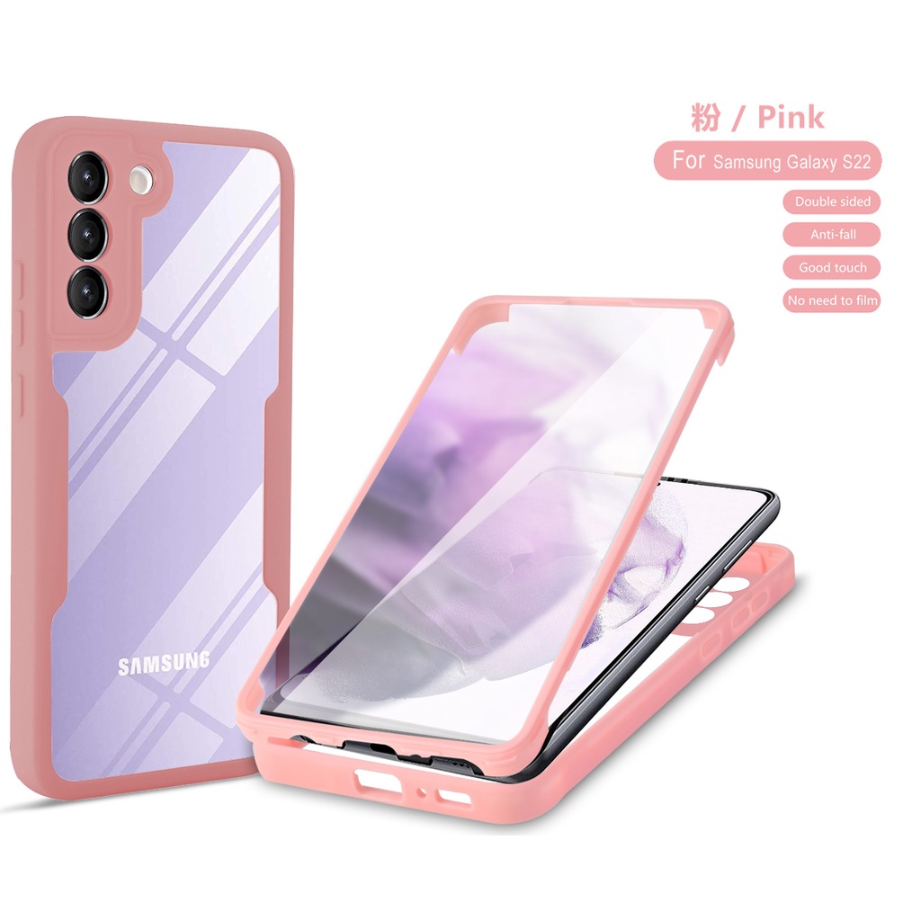 Ốp Điện Thoại TPU Mềm Trong Suốt Chống Sốc Bảo Vệ 360 Độ Cho Samsung Galaxy S21 Ultra Plus S21+ S21 FE S21FE 4G 5G
