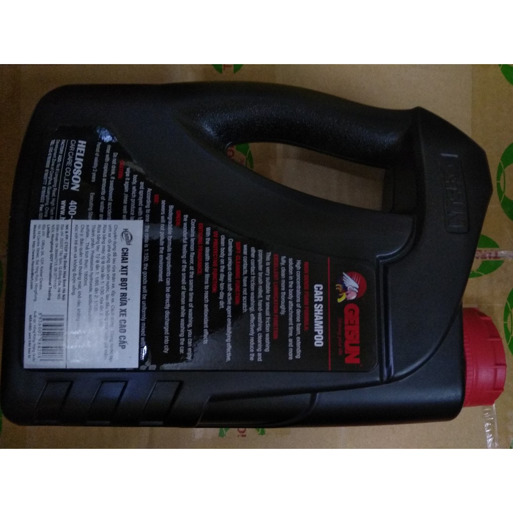 [Giá công phá] Nước rửa xe máy ô tô super cleaner 2.0L GetSun (car shampoo) (Nhập khẩu và phân phối bởi Hando)