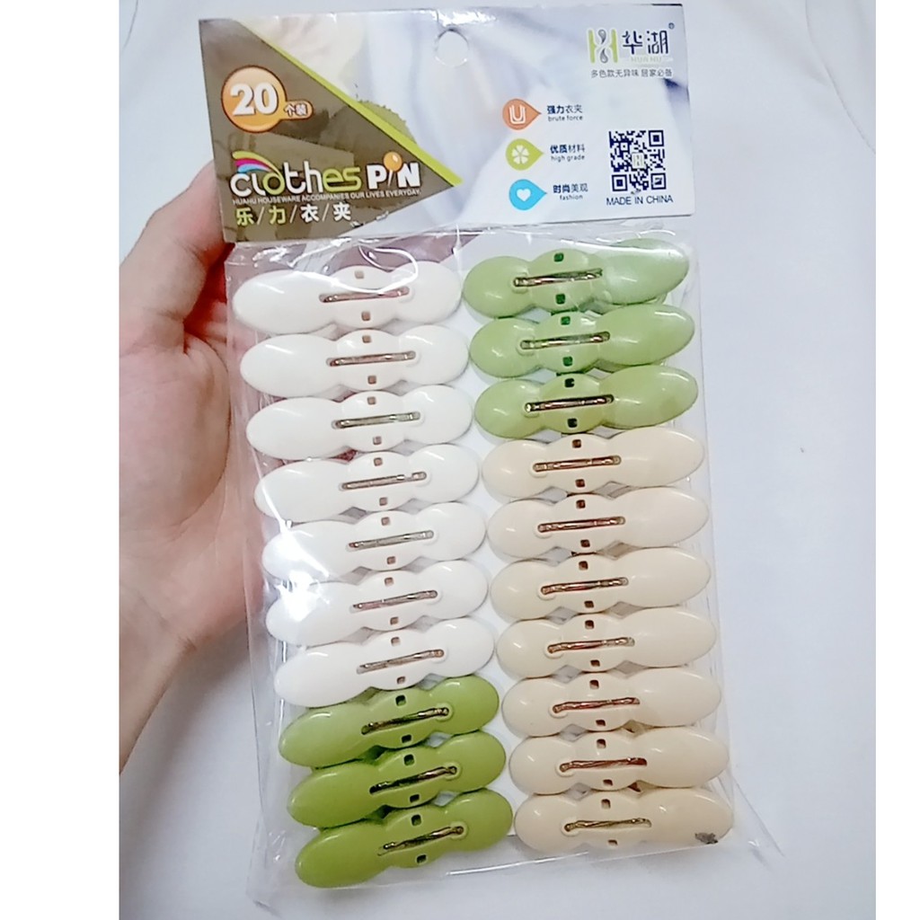 SET 20 KẸP NHỰA PHƠI QUẦN ÁO