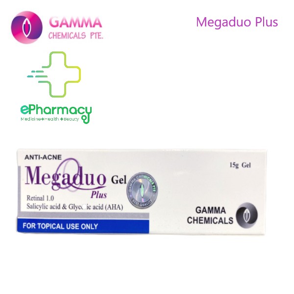 MEGADUO PLUS Retinal - Gel Mega Duo + giảm mụn, giảm thâm, dưỡng da, mờ sẹo 15g