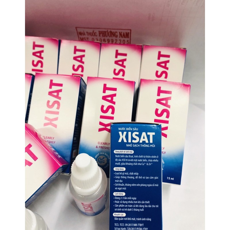 Nhỏ mũi XISAT trẻ em-chai 15ml