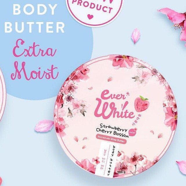 Everwhite Body Butter Strawberry Cherry Blossom