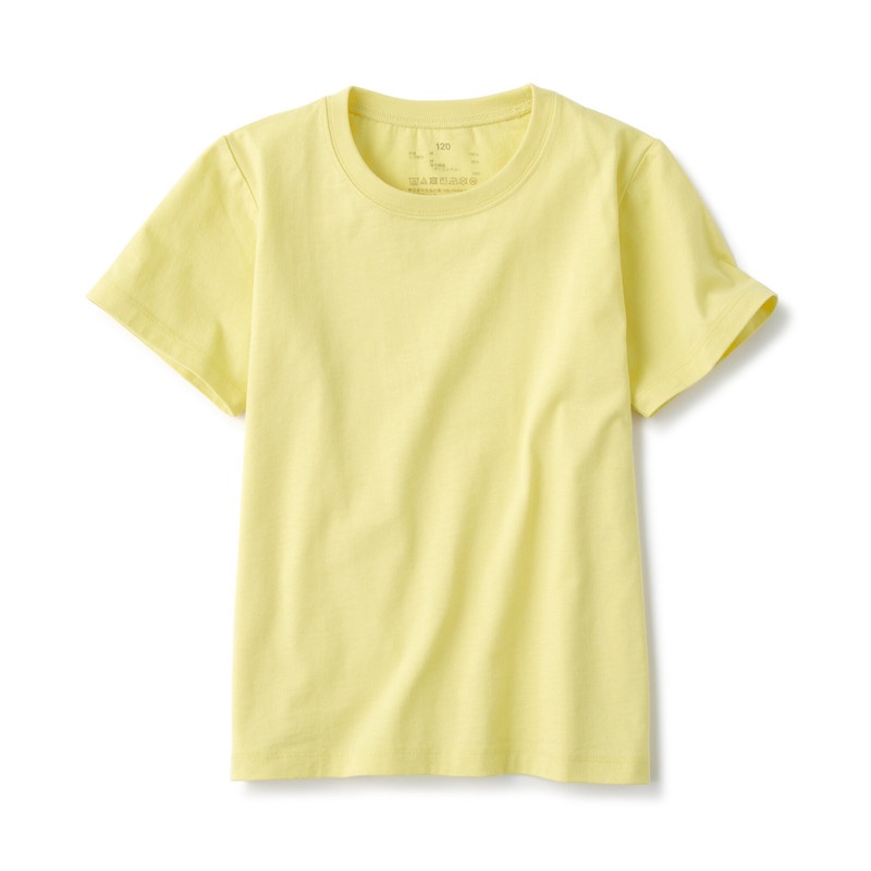 Muji Áo Thun Vải Jersey Cotton Ấn Độ - Trẻ Em