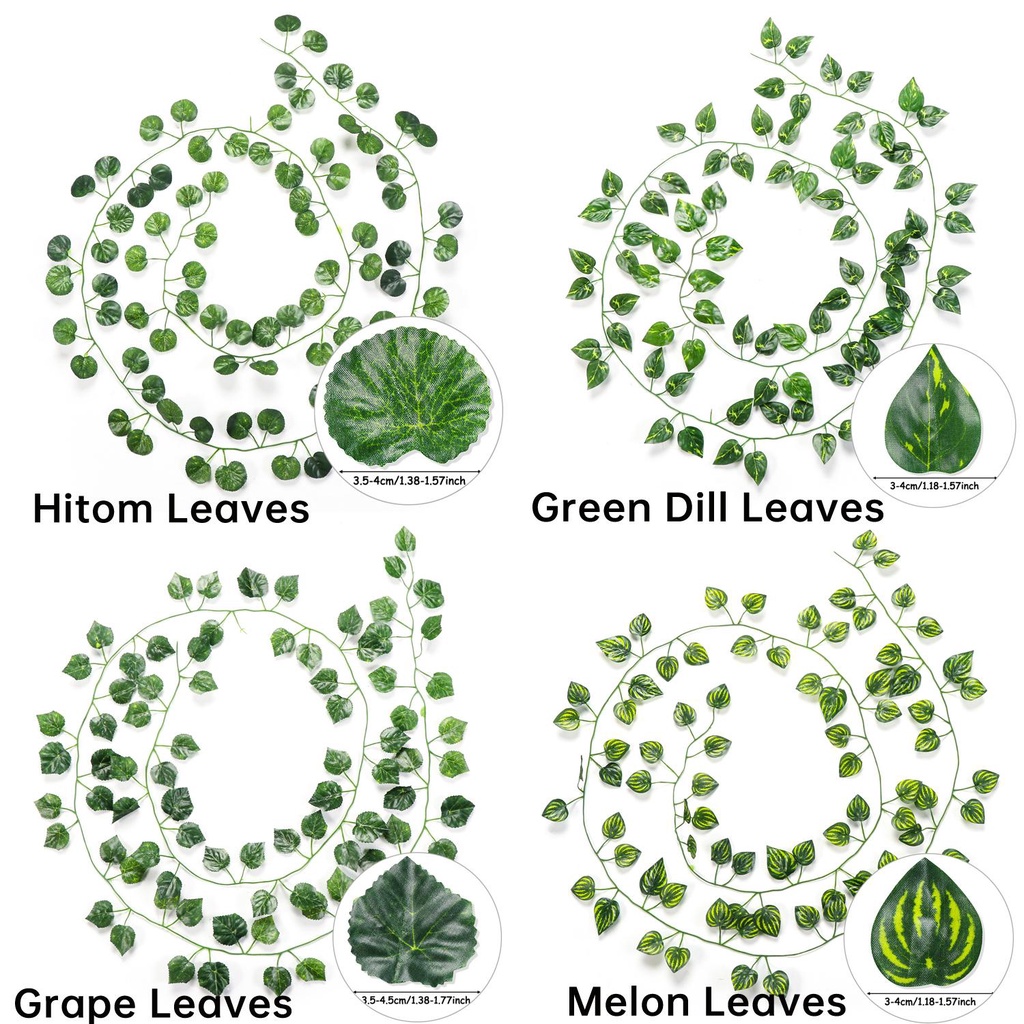 Nhánh Lá Thường Xuân Giả Dùng Trang Trí Tường