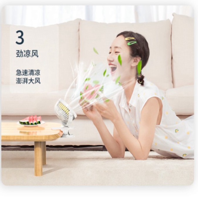 Quạt tích điện mini đa năng 2 trong 1 QTDMN GD | BigBuy360 - bigbuy360.vn