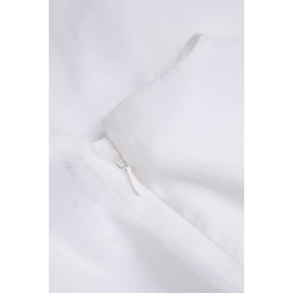 Đầm trắng dài nhấn eo tay phồng YUNA DRESS | BigBuy360 - bigbuy360.vn