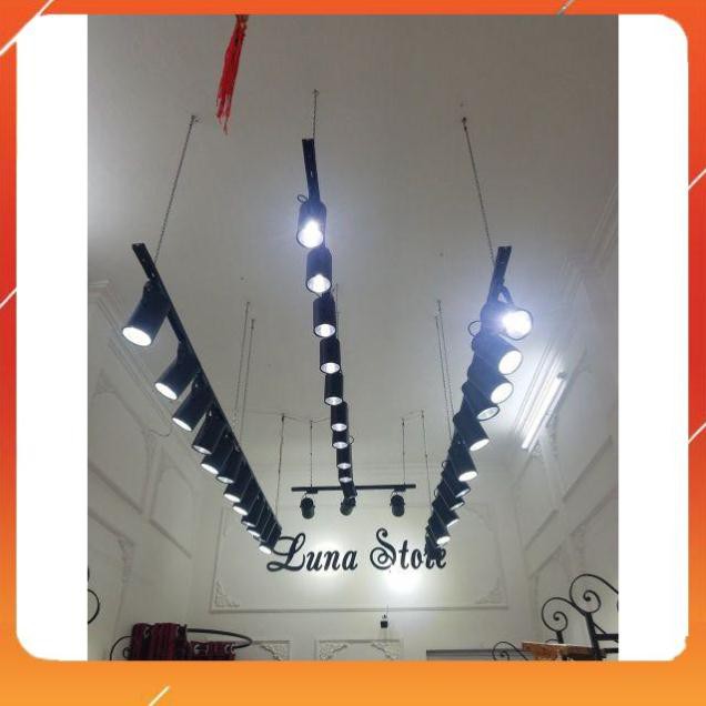 COMBO 2 ĐÈN RỌI 7W + 1 THANH RAY - ĐÈN RỌI SHOP THỜI TRANG - ĐÈN TRANG TRÍ